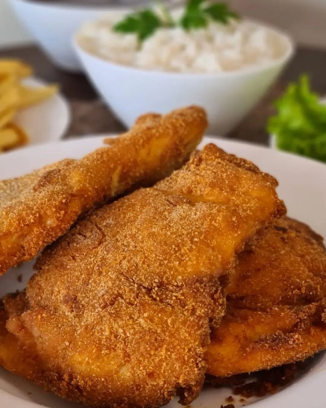 2 Marmitex Grande Com Bife Milanesa Frango